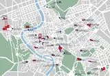 罗马核心区建筑考察地图